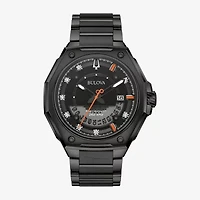 Bulova Marc Anthony Precisionist X Mens Diamond Accent Black Stainless Steel Bracelet Watch 98d183