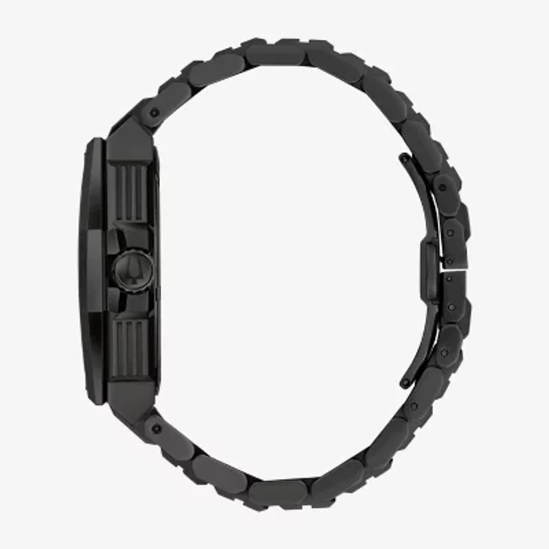 Bulova Marc Anthony Precisionist X Mens Diamond Accent Black Stainless Steel Bracelet Watch 98d183