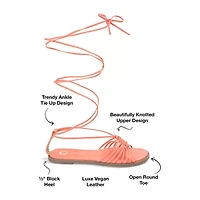 Journee Collection Womens Jess Strap Sandals