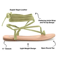 Journee Collection Womens Mischa Strap Sandals
