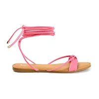 Journee Collection Womens Jiyrie Flat Sandals