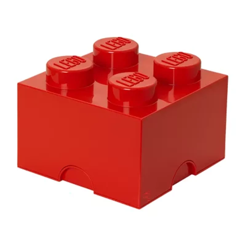 LEGO® Storage Brick 4 Bright Red Toy Box