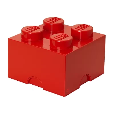 LEGO® Storage Brick 4 Bright Red Toy Box