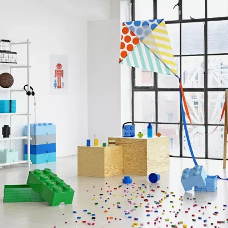 LEGO® Storage Brick 8 Bright Blue Toy Box