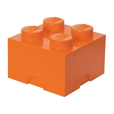LEGO® Storage Brick 4 Bright Orange