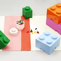 LEGO® Storage Brick 4 Bright Orange Toy Box