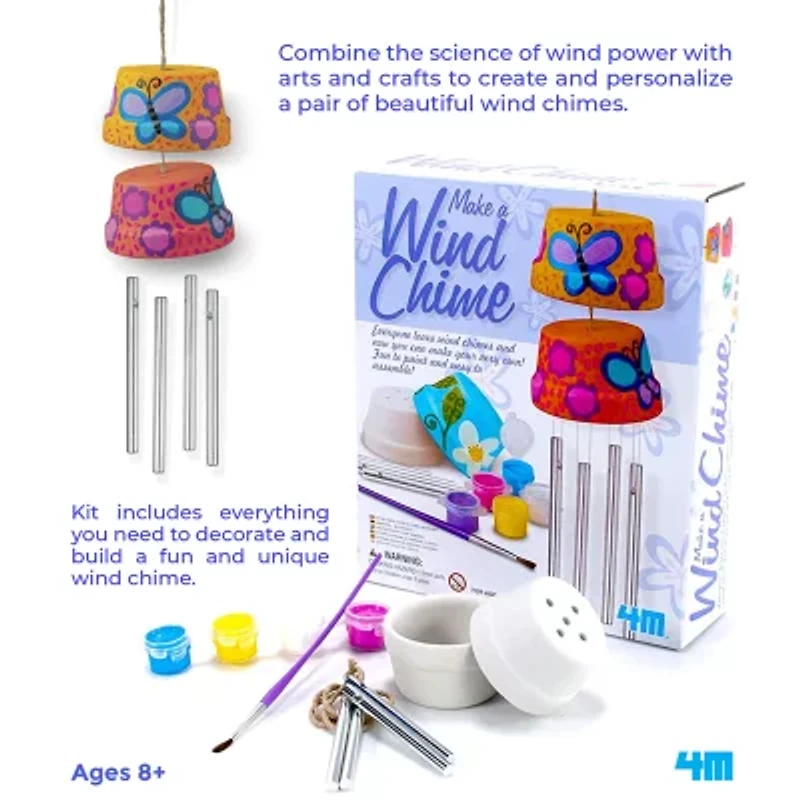 Toysmith 4m Make A Wind Chime Craft Kit