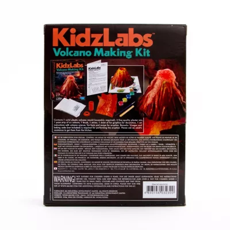 Toysmith 4m Kidzlabs Volcano Making Kit - Diy Geology Chemistry Lab Stem Toys Gift For Kids & Teens; Boys & Girls; Model:3431 Discovery Toy