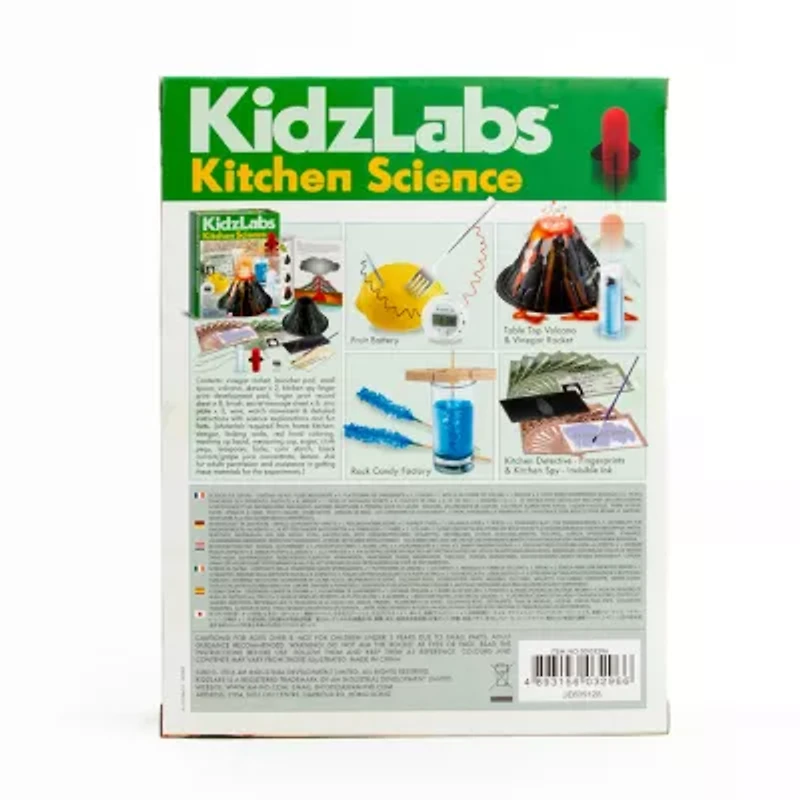 Toysmith 4m Kitchen Science Kit - Diy Chemistry Experiment Lab Stem Toys Gift For Kids & Teens; Boys & Girls (3806) Discovery Toy