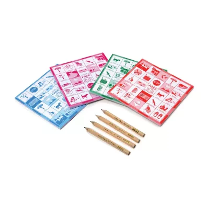 Eeboo Travel Bingo Game Ages 4+ 8-pc. Travel Game