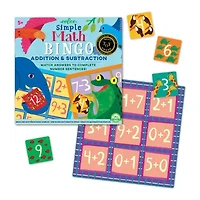 Eeboo Simple Math Bingo Game Ages 5+