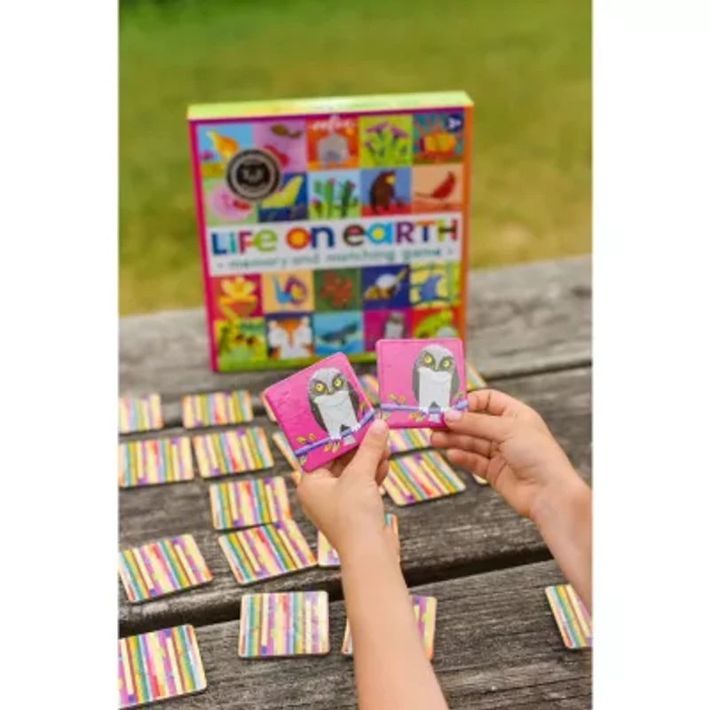 Eeboo Life On Earth Memory And Matching Game Brain Game