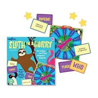 Eeboo Sloth In A Hurry Action Board Game 141-pc. Board Game
