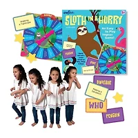 Eeboo Sloth In A Hurry Action Board Game 141-pc. Board Game