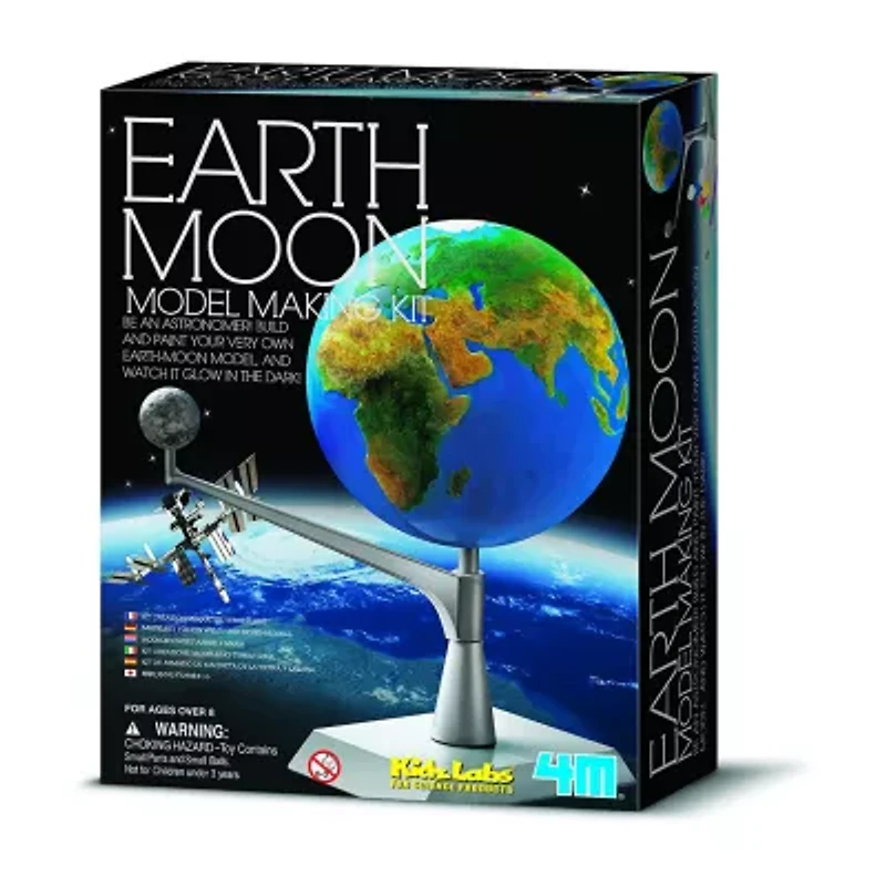 Toysmith 4m Kidzlabs Earth And Moon Model Kit Discovery Toy