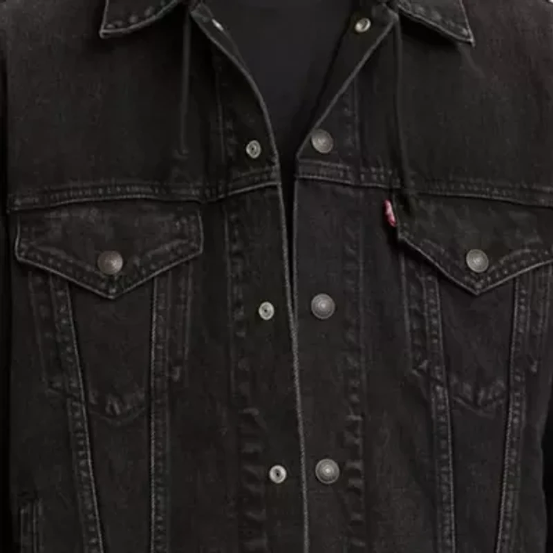 Levi's Hybrid Hoodie Mens Denim Hooded Lightweight Trucker Jacket