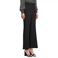 Worthington Womens Adaptive Seated Wear Wide Leg High Rise Trouser