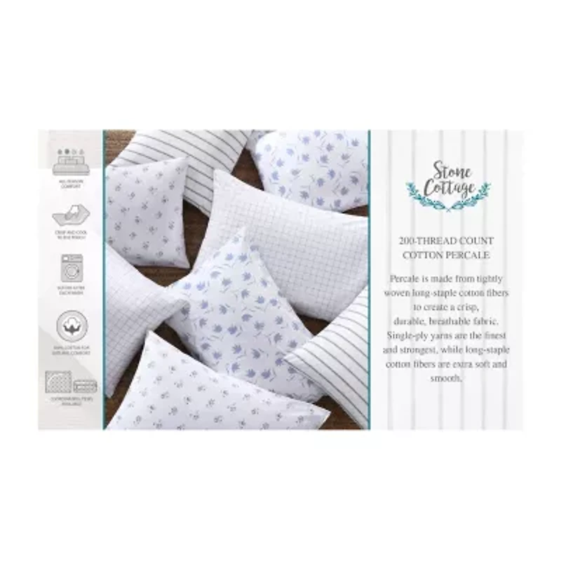 Stone Cottage Cotton Percale Sheet Set