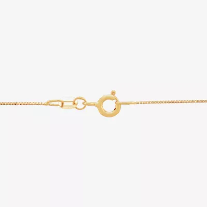 (H-I / Si1) Womens 1/4 CT. T.W. Lab Grown White Diamond 14K Gold Over Silver Sterling Silver 18 Inch Pendant Necklace