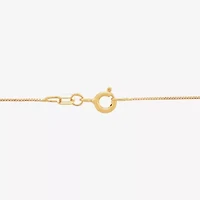 (H-I / Si1) Womens 1/4 CT. T.W. Lab Grown White Diamond 14K Gold Over Silver Sterling Silver 18 Inch Pendant Necklace