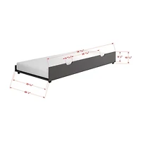 Austin Mission Twin over Full Bunk Bed with Trundle