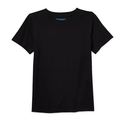 Thereabouts Little & Big Kid Boys Sensory Friendly Crew Neck Short Sleeve Adaptive T-Shirt