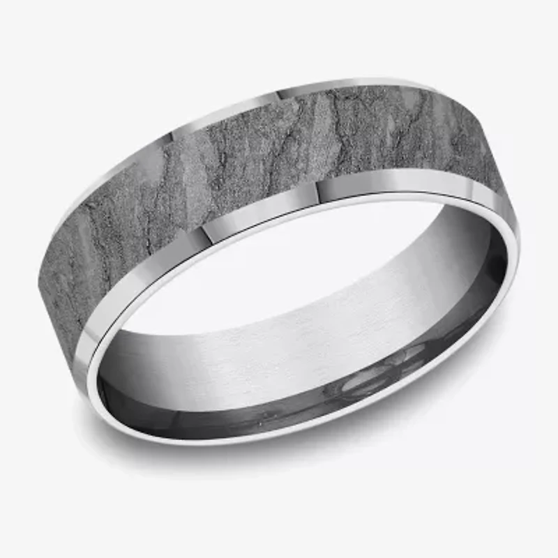 Mens 7MM Tantalum Wedding Band