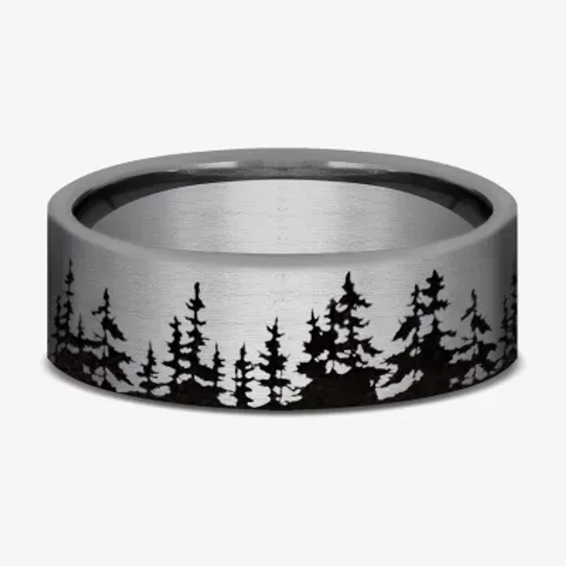 Mens 8MM Tantalum Wedding Band