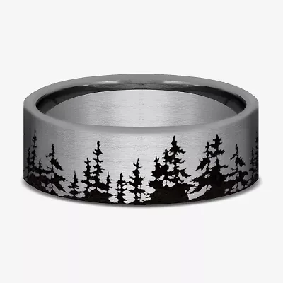 Mens 8MM Tantalum Wedding Band