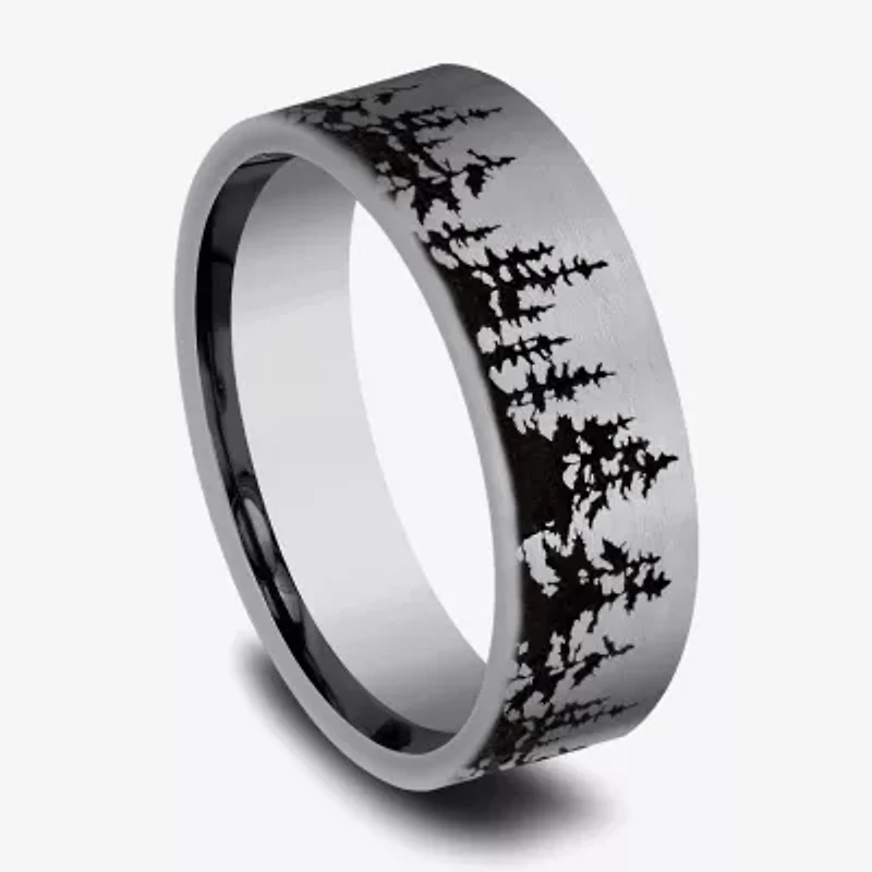 Mens 8MM Tantalum Wedding Band