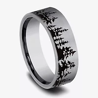 Mens 8MM Tantalum Wedding Band