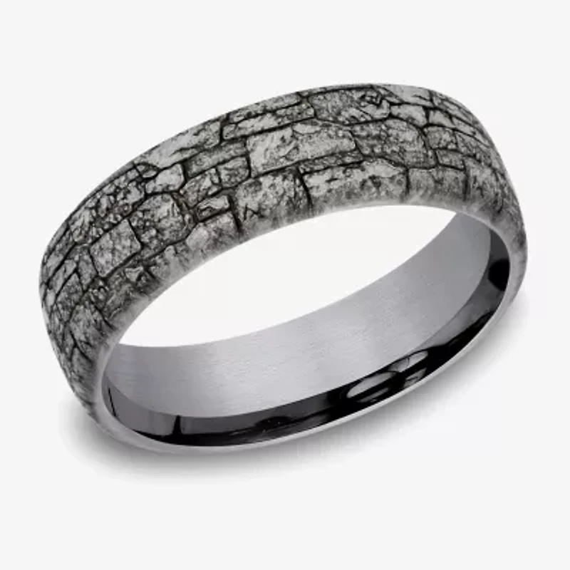 Mens 6.5MM Tantalum Wedding Band