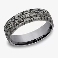 Mens 6.5MM Tantalum Wedding Band