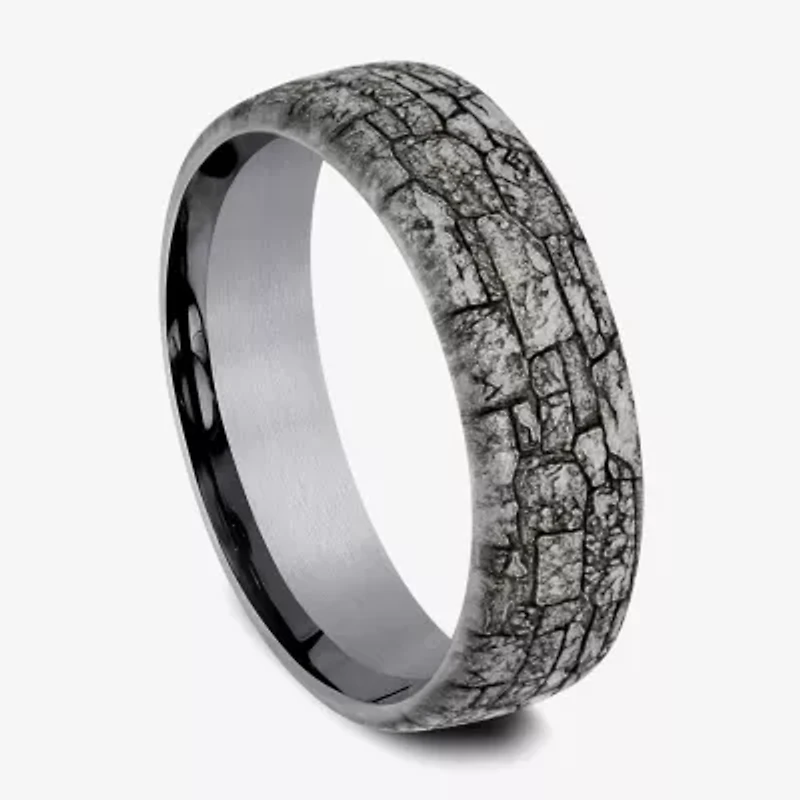 Mens 6.5MM Tantalum Wedding Band
