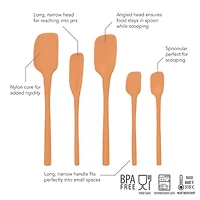 Tovolo Flex-Core All Silicone 5-pc. Spatula Set
