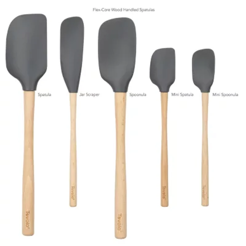 Tovolo Flex-Core Wood Handle 5-pc. Spatula Set