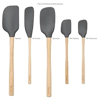 Tovolo Flex-Core Wood Handle 5-pc. Spatula Set