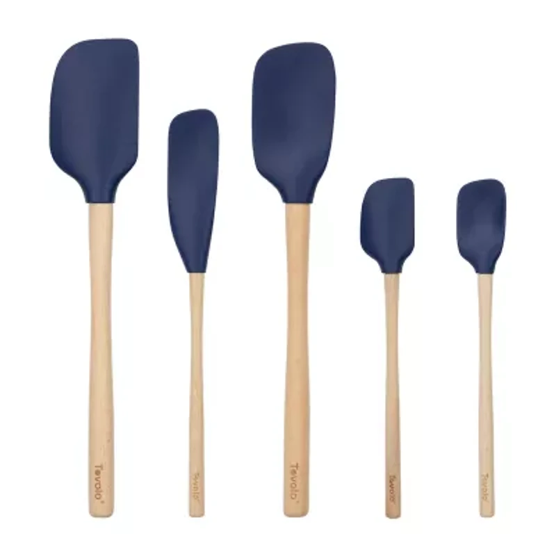 Tovolo Flex-Core Wood Handle 5-pc. Spatula Set