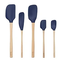 Tovolo Flex-Core Wood Handle 5-pc. Spatula Set