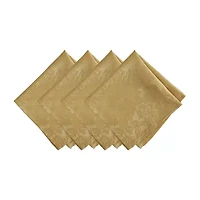 Elrene Home Fashions Poinsettia Elegance Set 4-pc. Napkins