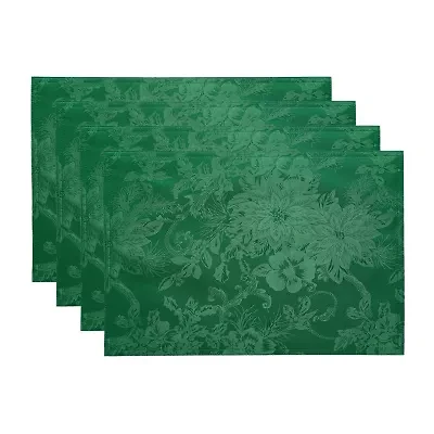 Elrene Home Fashions Poinsettia Elegance Set 4-pc. Placemat