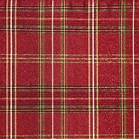 Elrene Home Fashions Shimmering Plaid Tablecloth