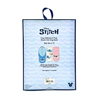 Womens Multi-Pack 3 Pair Lilo & Stitch Slipper Socks