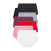 Hanes Ultimate™ Cool Comfort™ Cotton Ultra Soft Womens Average + Full Figure Cooling 7 Pack Brief Panty 40h7cc