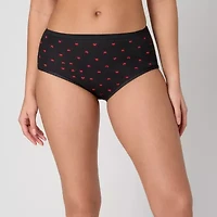 Hanes Ultimate™ Cool Comfort™ Cotton Ultra Soft Womens Average + Full Figure Cooling 7 Pack Brief Panty 40h7cc