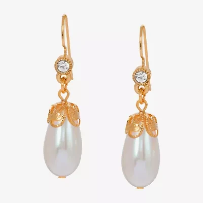 1928 Womens Crystal Drop Earrings