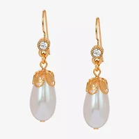 1928 Womens Crystal Drop Earrings