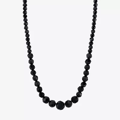 1928 Womens Black 15 Inch Strand Necklace
