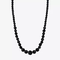 1928 Womens Black 15 Inch Strand Necklace