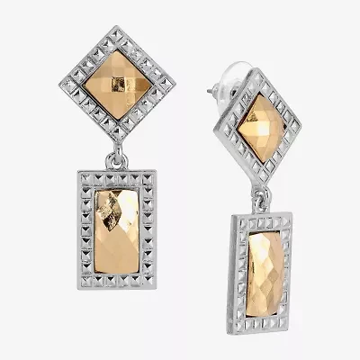 1928 Womens Square Drop Earrings